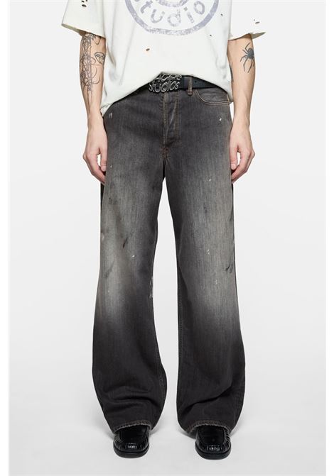 loose fit jeans 1981 man black ACNE STUDIOS | C00081900